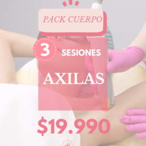 3 SESIONES DE AXILA