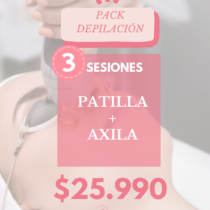 3 SESIONES DE PATILLA + AXILA
